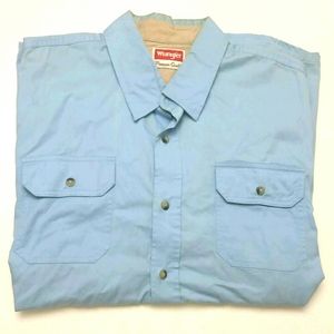 Wrangler Short Sleeve Button Down XXL